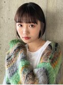 ブリーチなしダブルカラーピンクベージュミディアムボブ20代30代
