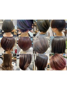 【武庫之荘駅徒歩1分】明るい白髪染め/白髪ぼかしが人気◎頭皮に優しいカラー剤使用で大人上品カラーに…