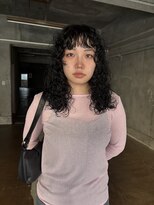 パークレター(Park.LETTER)&nbsp;ロングヘア/ロングパーマ/ハードパーマ/ダークグレーカラー