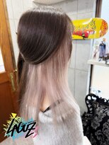 ラグズ 茅ヶ崎(LAGUZ)&nbsp;ラベンダーグラデが映える大人ハーフアップ