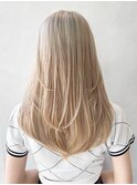 美髪ロング韓国ヘア顔周りレイヤー_ba529612