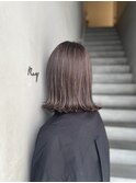 『RayKyoto』縮毛矯正大人ボブ白髪ぼかしハイライト20代30代40代