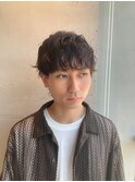 癖毛を活かしたメンズパーマ