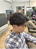 サーフカール/スパイキーショート/ブルーブラック/船橋