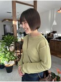 ミニボブ＋ash brown