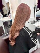 ミシェリー 新宿店(misherry)&nbsp;ゆる巻きウェーブ/ハイトーンカラー/ピンクミルクティーベージュ