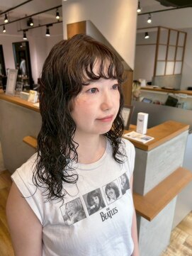 アカラ(acala) リッジパーマ【イルミナカラー/髪質改善/20代/30代/40代】