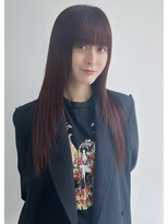 トリッカ 銀座(tricca)&nbsp;ロングレイヤー/顔まわりレイヤー/シャギーレイヤー/暖色