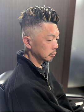 バーバーバー 都賀(BARBER-BAR) ニュアンスパーマ　メッシュ