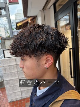 サニーサイドアップ 大宮(Sunny side up) 長谷川　波巻きパーマ