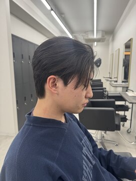 ステージ(STAGE) 曲がる縮毛矯正　センターパート　メンズ