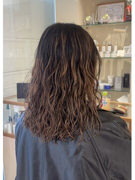 子育て頑張るママに！朝楽ウェーブパーマ♪