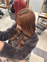 ハレル 戸塚(HAREru.)&nbsp;ブリーチなしダブルカラーで作る明るめブラウン