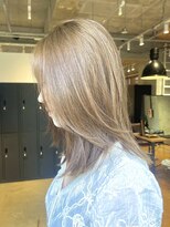 キャンバス 川崎(canvas.)&nbsp;ブリーチなしダブルカラー／オリーブベージュ／髪質改善／川崎