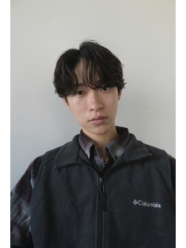 ディッセンバー 神宮前(December) 前下がりセンターパート/ニュアンスパーマ