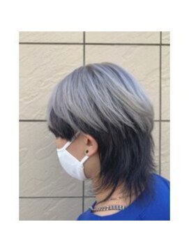 シアアルン 新小岩店(SHEER alun) メンズウルフ×厚めアンブレラカラー【新小岩】