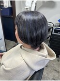 ■白髪ぼかしブルー■