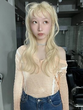 エクーエルム 心斎橋(ECOO yelm) ケアブリーチ/ホワイトベージュ/ハイトーン