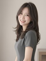 ライクバイコトナ 越谷(RIKE by kotona)&nbsp;セミロング20代30代ストレートレイヤー前髪なし前髪あり越谷