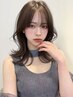 前髪・顔周りレイヤーカット+カラー+トリートメント(顔周り以外のカット不可)