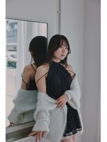 メロウ 天王寺(mellow) 韓国風くびれウェーブ×シースルーバング
