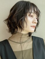 スリーランドメゾン 鶴見区横堤(THREELAND maison) 顔周りカット、こなれボブ【鶴見区横堤】