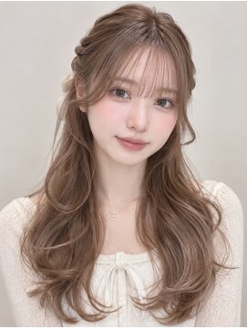 アコテアット ヘア(acote @) くるみちゃんヘア/ハーフアップ/編み込み/ヘアセット/韓国ヘア