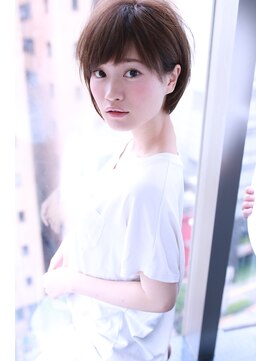 クラウドゼロ(Cloud zero) 大人かわいいモーブカラー小顔ショートボブ【Cloud zero】