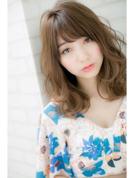 ローマ ギンザ(ROMA Ginza) 『ROMA』モーブカラーバレイヤージュ小顔ノーブルウェーブロブ