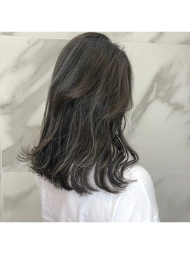 リー 梅田(Lee) Lee梅田★3Dカラー×ダークグレイジュ