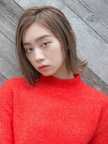 ルティア 池袋(Lutia) 外はねマロンベージュボブ☆