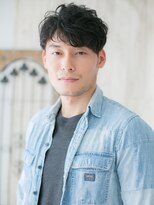 モッズヘア メン 新所沢店(mod's hair men)&nbsp;ニュアンスパーマのモテ髪ツーブロックA