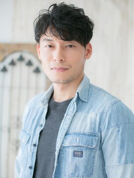 モッズヘア メン 新所沢店(mod's hair men) ニュアンスパーマのモテ髪ツーブロックA