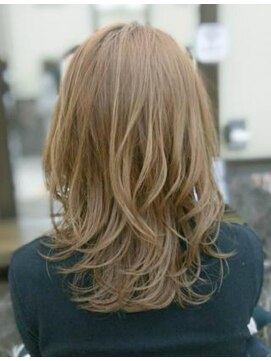 グランシュ 青葉台店(GranCieux) モテベージュ×くびれセミディ