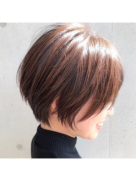 リベルテ(LIBERTE) Liberte銀座 大人可愛い小顔ショート×ミルクティー