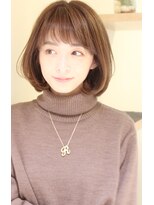 レウナ 外苑前(Reuna)&nbsp;20代30代40代大人可愛いボブ　丸みが可愛いボブ