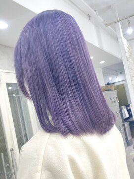 アジールヘア 東上野店(agir hair) 韓国風ラベンダーパープル、寒色系、【上野/御徒町/学割U24】