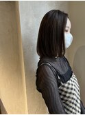 【eddie】透明感グレージュボブ