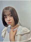 韓国風ボブスタイル