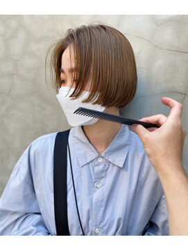 アマーク(a mark) 【土谷 庄之介】前上がりショートボブ