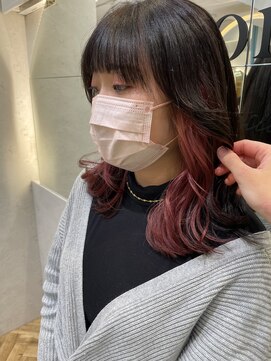 ロンドプランタン 恵比寿(Lond Printemps) ＊石垣　チェリーピンク/インナーカラー