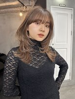 キラ 渋谷(KILLA)&nbsp;レイヤーカット/ダークアッシュ/チェリーブラウン/イメチェン