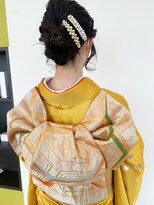 ヴィヴァーチェイルソーレ(VIVACE ilsole)&nbsp;20代30代大人可愛い◎グレージュ上品ハーフアップウェーブヘア