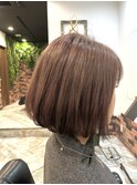 ★似合わせカットグレーベージュ髪質改善インナーカラー前髪