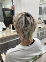 ミエル ヘア 新宿(miel hair) ハイトーンウルフ