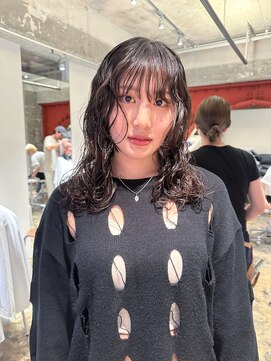 ハマモト ロングパーマ