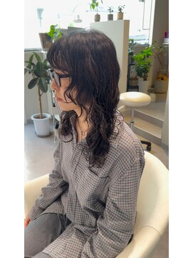 アム(amu) ロングパーマ/くびれパーマ/ウェーブパーマ/ウルフパーマ