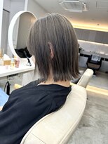 サンド 鹿児島中央(sand)&nbsp;@ayumi.sand ボブ　グレージュ　　ブリーチカラー