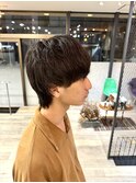 メンズ伸ばしかけヘア