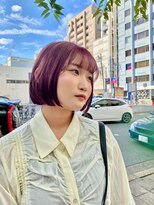 シーズ 栄(sea's) コンパクトボブ×カシスラベンダーカラー